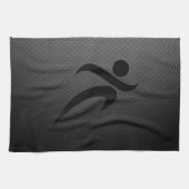 Faux-koolstofvezel; Lopend Theedoek (Horizontaal)