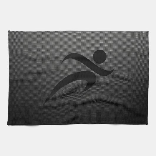 Faux-koolstofvezel; Lopend Theedoek (Horizontaal)