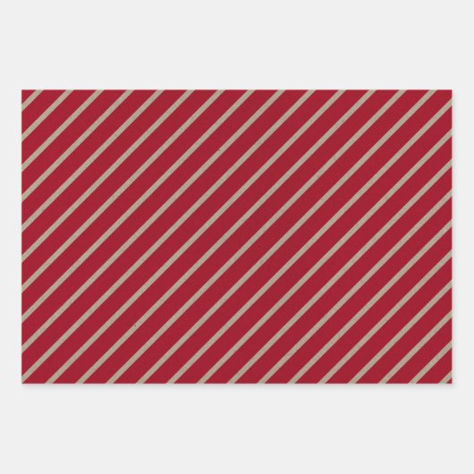 Faux Kraft Paper With Plaid, Stripes & Polka Dots (Voorkant 2)