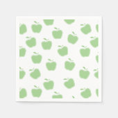 Faux Kraft Rustic Apple of My Eye Baby shower Servet (Voorkant)