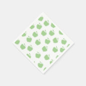 Faux Kraft Rustic Apple of My Eye Baby shower Servet (Hoek)