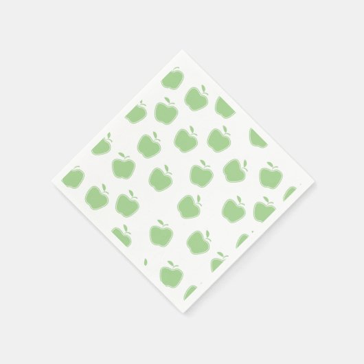 Faux Kraft Rustic Apple of My Eye Baby shower Servet (Hoek)