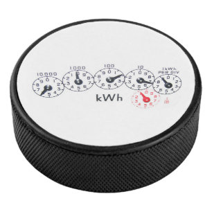 Faux kWh elektrische vermogensmeter Hockey Puck