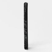 faux lace black grijs damaspatroon Case-Mate iPhone case (Achterkant/links)