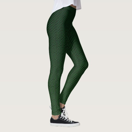 Faux Lace Leggings Costume Fishnet Stretchy Pants (Rechts)
