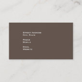 Faux Lace-Visitekaartjes in elke kleur Visitekaartje (Achterkant)