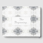 Faux Lace Wedding Gastenboek (Achterkant)