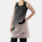 Faux Lashes Black Glitter Ombre Roos Gold Schort (Insitu)