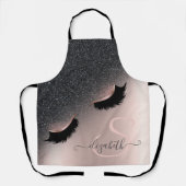 Faux Lashes Black Glitter Ombre Roos Gold Schort (Voorkant)