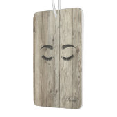 Faux lashes Wood Texture Luchtverfrisser (Links)