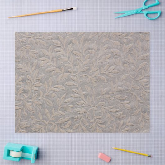Faux Leaf Embossed Decoupage Tissue Paper Tissuepapier (Craft)