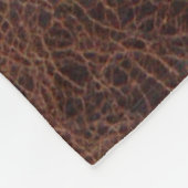 Faux Leather #1 Fleece Deken (Hoek)
