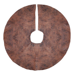 Faux Leather #1 Imitatie Linnen Kerstboom Kleed