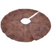 Faux Leather #1 Imitatie Linnen Kerstboom Kleed (Gekanteld)