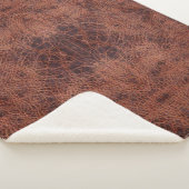 Faux Leather #1 Sherpa Deken (3/4)