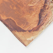 Faux Leather  Antiek Book Monogram Fleece Deken (Hoek)