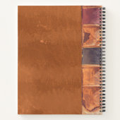 Faux Leather Antiek Book Notitieboek (Achterkant)