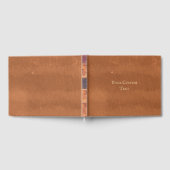 Faux Leather Antiek Guest Book Gastenboek (Volledig)