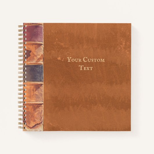 Faux Leather  Antiek Journal Sketchbook Notitieboek (Voorkant)