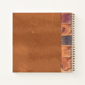 Faux Leather  Antiek Journal Sketchbook Notitieboek (Achterkant)