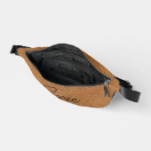 Faux Leather Ginger Textured Heuptasje (Open)