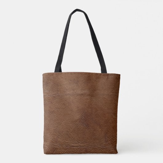 Faux Leather Kijk Tote Bag (Achterkant)