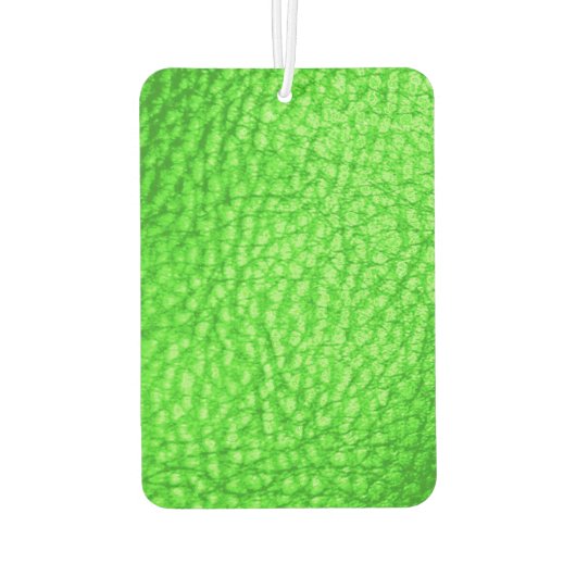 Faux Leather Light Limoen Luchtverfrisser (Achterkant)