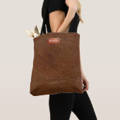 Faux Leather Look Name Tote Bag (Dichtbij)