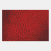 Faux Leather Mix-ontwerp — Rich Tone-set Inpakpapier Vel (Voorkant)