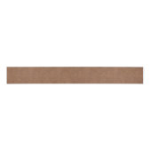 Faux Leather Natural Brown Grosgrain Lint (Voorkant)