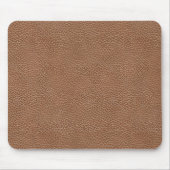 Faux Leather Natural Brown Muismat (Voorkant)