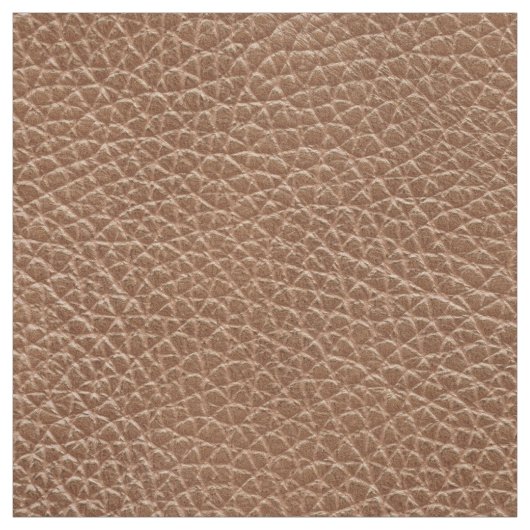 Faux Leather Natural Brown Stof (Swatch)