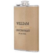 Faux Leather Vinyl Wrapped Heupfles (Links)