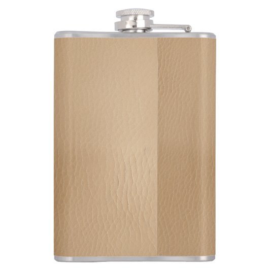 Faux Leather Vinyl Wrapped Heupfles (Achterkant)