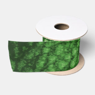 Faux Leather Warm Forest Green Design Satijnen Lint