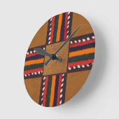 Faux-leder Etnische strepen KruisWestern Ronde Klok (Hoek)