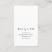 Faux lederen afdrukken | Mode kleurenblok Visitekaartje (Achterkant)