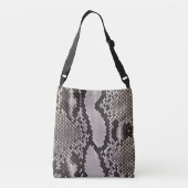 Faux lederen slang, druk op Crossbody Bag Tas (Achterkant)