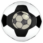 Faux lederen voetbal ontwerp (Gedraaid)