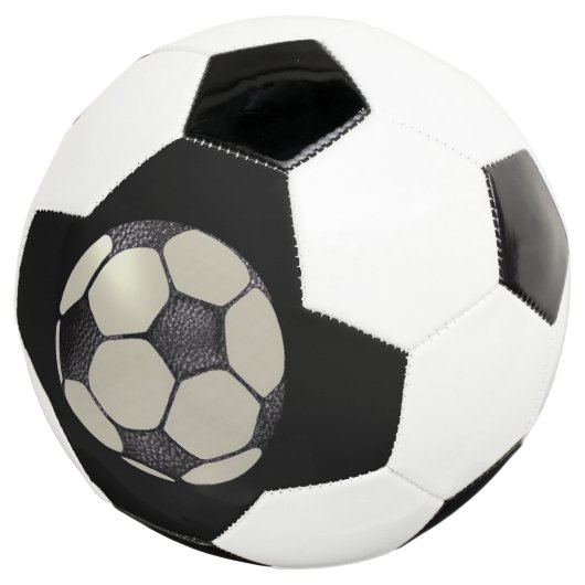 Faux lederen voetbal ontwerp (Drie kwart)