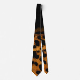 *~* Faux Leopard Cozy look Fur Stropdas