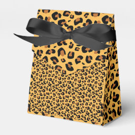 FAUX LEOPARD DIERENPRINT BEDANKDOOSJES