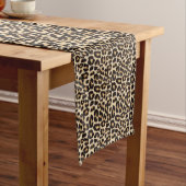 Faux Leopard Fur Beauful Lange Tafelloper (Voorbeeld)