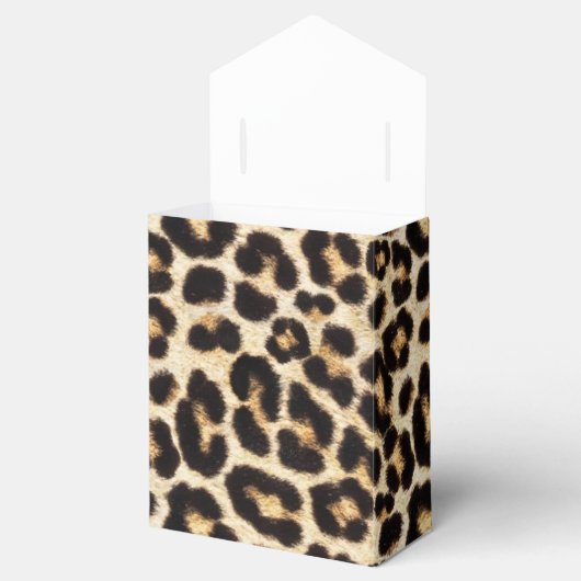 Faux Leopard Fur  Bedankdoosjes (Geopend)