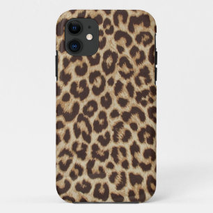 Faux Leopard Fur iPhone 11 Hoesje