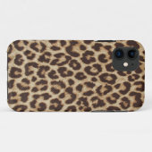 Faux Leopard Fur Case-Mate iPhone Case (Achterkant (horizontaal))