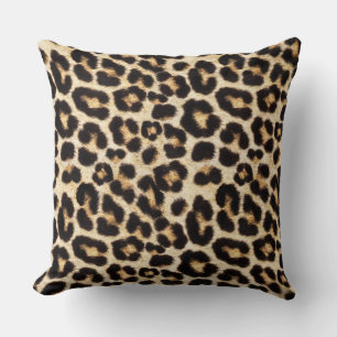 Faux Leopard Fur   Fake Fur Kussen