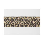Faux Leopard Fur | Fake Fur Pattern Uitnodigingen Wikkel (Achterkant Voorbeeld)