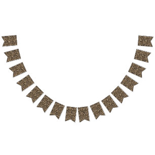 Faux Leopard Fur Fun Vlaggetjes