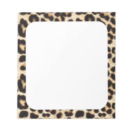 Faux Leopard Fur Notitieblok